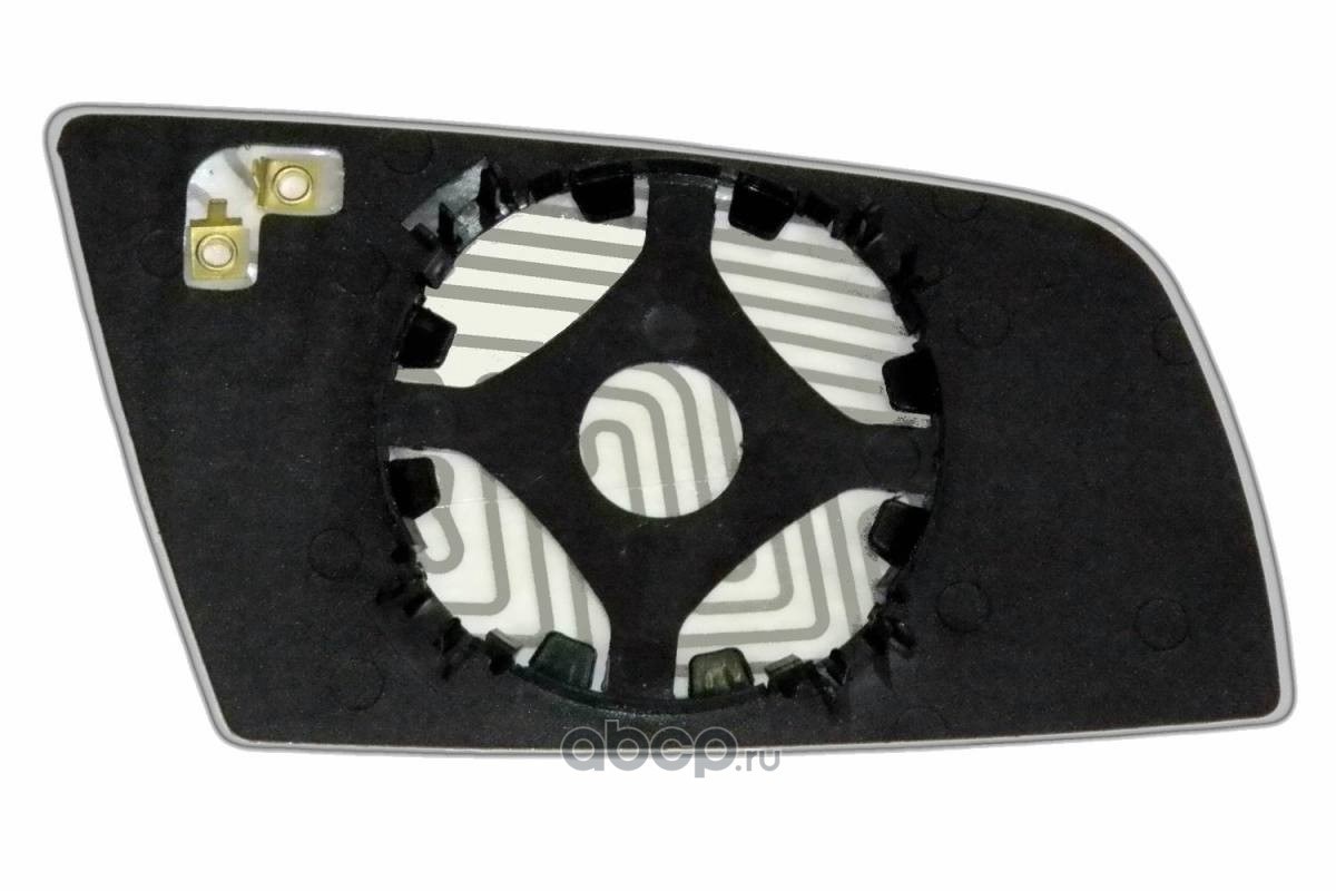 Зеркальный элемент BMW 5 E60 E61 (03-10) левый асферика голубой с обогревом ERGON 99600316