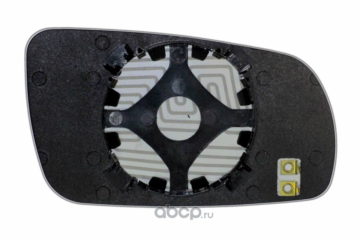 Зеркальный элемент VOLKSWAGEN Passat B5 (97-01) левый асферика с обогревом ERGON 93609606