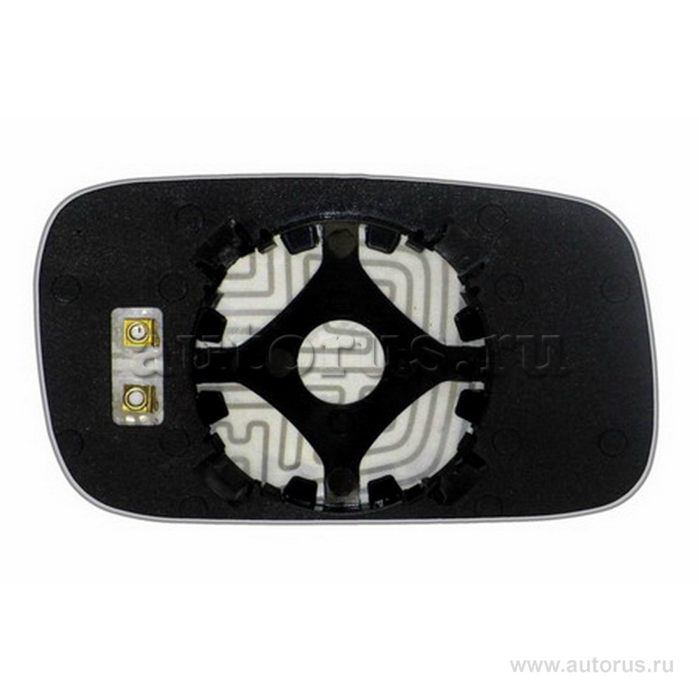 Зеркальный элемент VOLKSWAGEN Passat B3 (88-97) левый плоский с обогревом ERGON 93608807