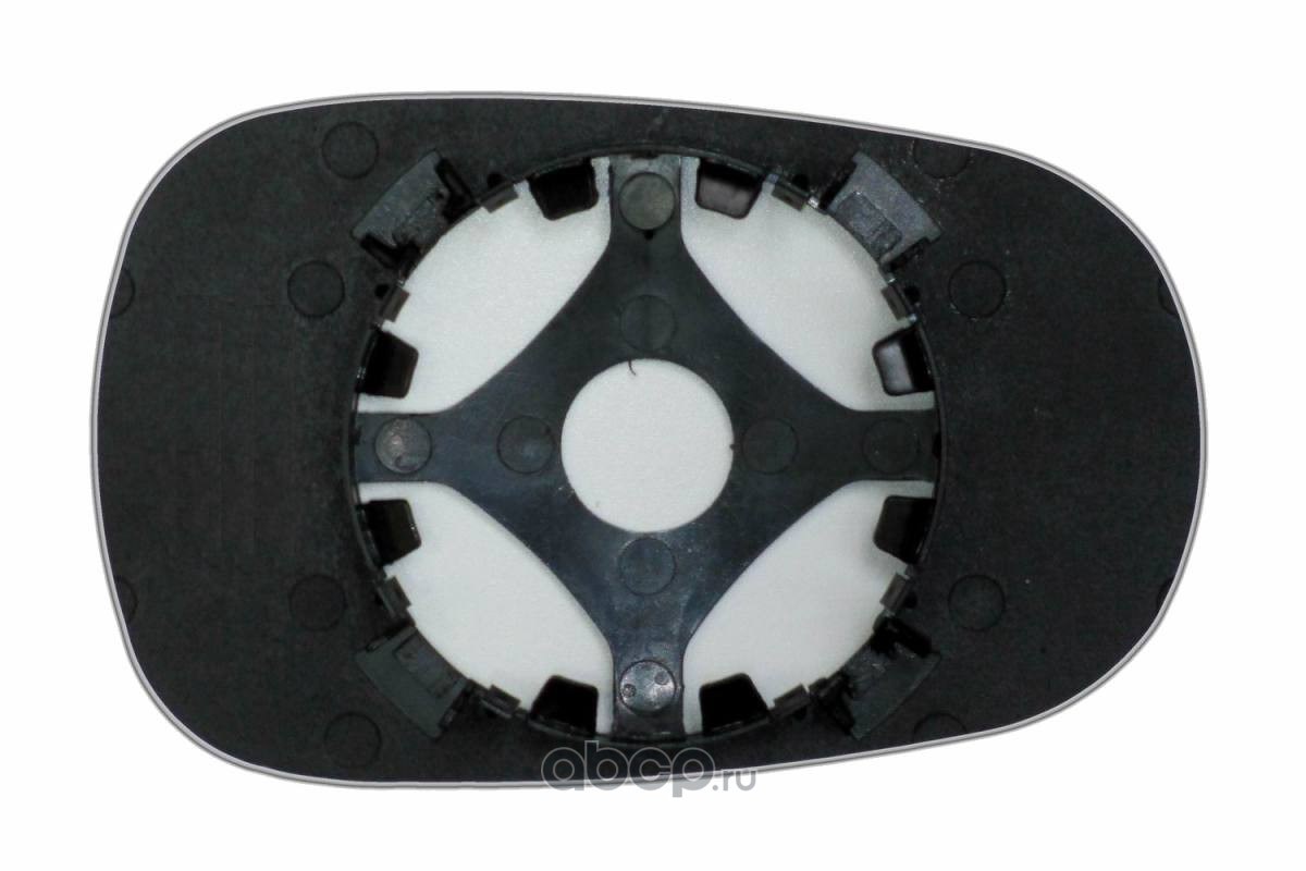 Зеркальный элемент RENAULT Logan I (04-09) левоправый асферика без обогрева ERGON 76300332
