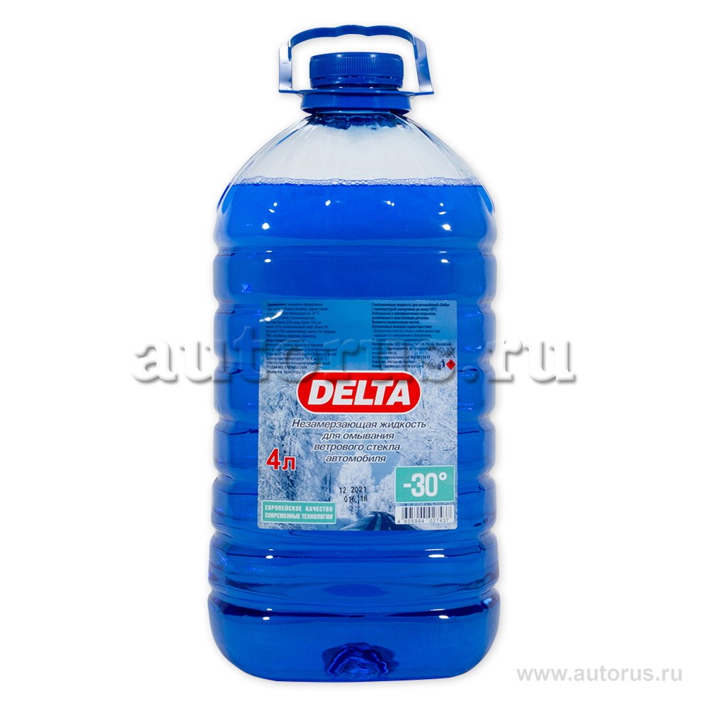 Жидкость омывателя незамерзающая DELTA-NEO ПЭТ готовая -30C 4 л 00-00000157