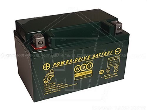 Аккумулятор  12V - 10 А/ч "WBR MT" (YTZ10S)