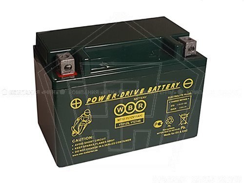 Аккумулятор 12V - 11 А/ч "WBR MT" (YTZ12S, YTZ14S)
