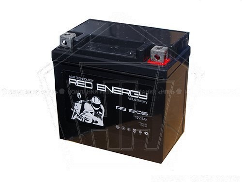 Аккумулятор  12V -  4,5 А/ч "Red Energy RS" (YTX5L-BS. YTZ7S)