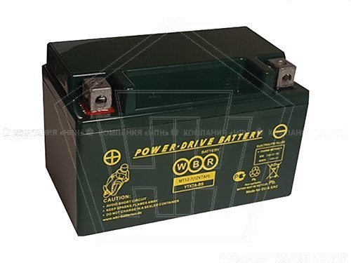 Аккумулятор 12V - 7 А/ч "WBR MT" (YTX7A-BS)