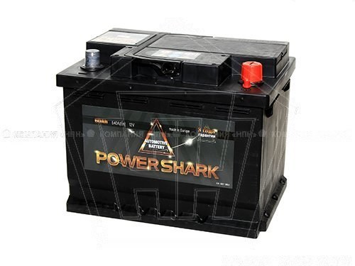 Аккумулятор  62 "Power Shark" обратная полярность