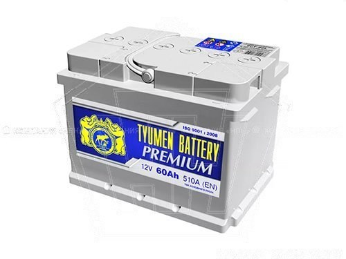 Аккумулятор 61 Тюмень PREMIUM прямая полярность (низкий)