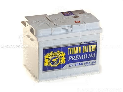 Аккумулятор  64 Тюмень PREMIUM обратная полярность