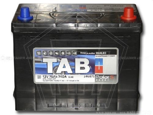 Аккумулятор Tab 75ah Купить