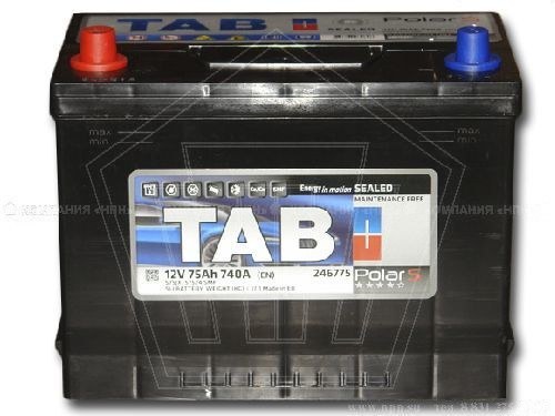 Аккумулятор Tab 75ah Купить