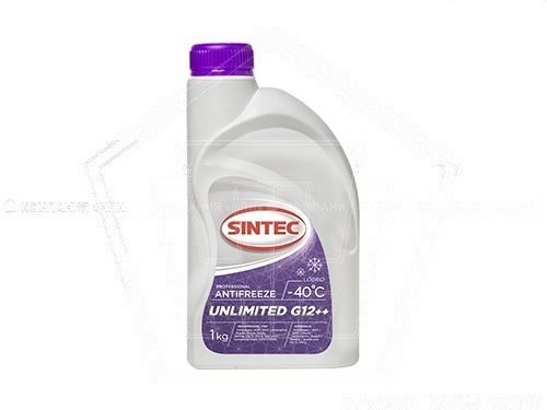 Купить Антифриз SINTEC "UNLIMITED" G12++ (1 кг) -40*С (красно ...