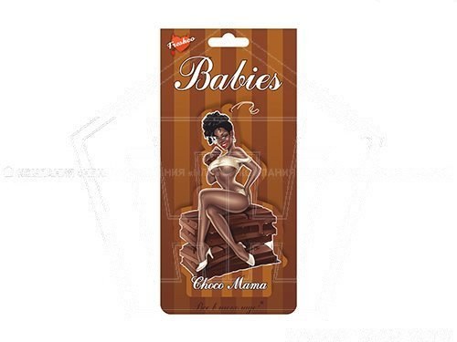 Ароматизатор подвесной картон BABIES, Шоколад