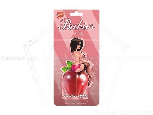 Ароматизатор подвесной картон BABIES, Сладкое яблоко