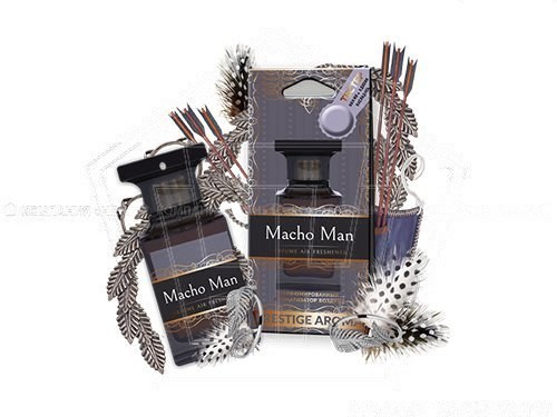 Ароматизатор подвесной картон FOUETTE "Prestige Aroma" парфюмированный Cool Surf Deluxe
