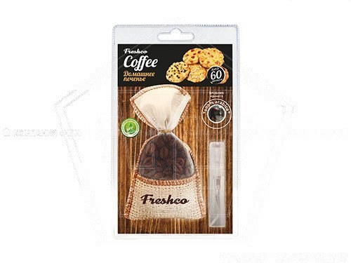 Ароматизатор подвесной мешочек FRESHCO COFFEE, Домашнее печенье