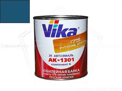 Автоэмаль ВИКА 2К Акриловая АК-1301 (синяя 1115) 0,85 кг (1115)