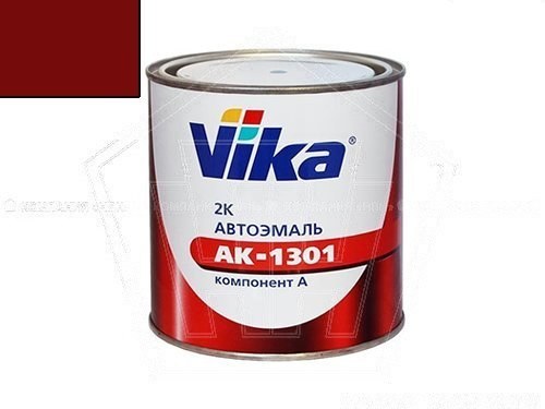 Автоэмаль ВИКА 2К Акриловая АК-1301 (вишневая 02) 0,85 кг (02)