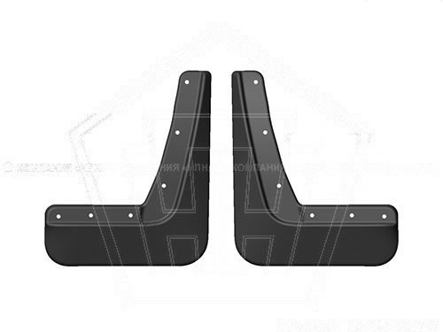 Брызговики резиновые для Mazda CX 5 II (2017-) Задние