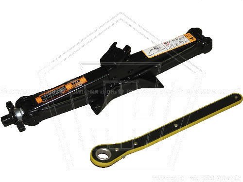 Домкрат ромбический 1.5т (105-385 мм) с трещоткой АвтоDело (43115)