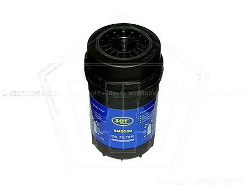 Фильтр масляный для а/м ГАЗ 33106, 3308 дв.Cummins ISF 3,8L SCT (SM5090)