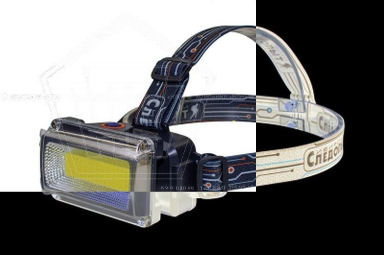 Фонарь налобный "Сибирский Следопыт" RAY LIGHT 1-COB, аккум. 220В/120