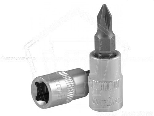 Головка торцевая со вставкой PH2 (1/4