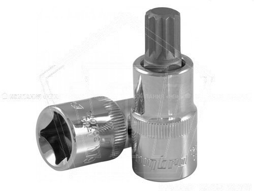 Головка торцевая со вставкой SPLINE M 9 (1/2