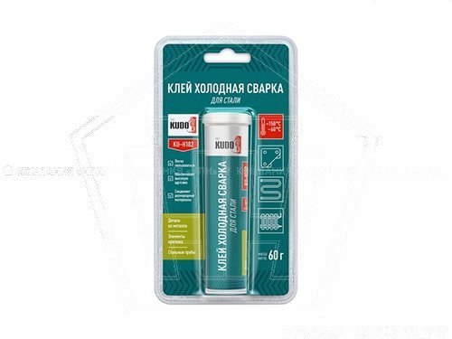 Холодная сварка KUDO для стали  (60г) (KU-H102)