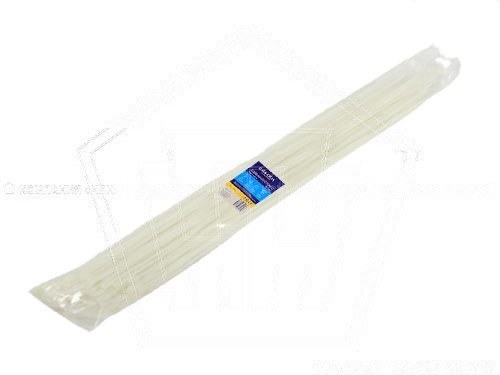 Хомут крепления универсальный ПромОпт пластик (9*1020) бел. (100 шт)