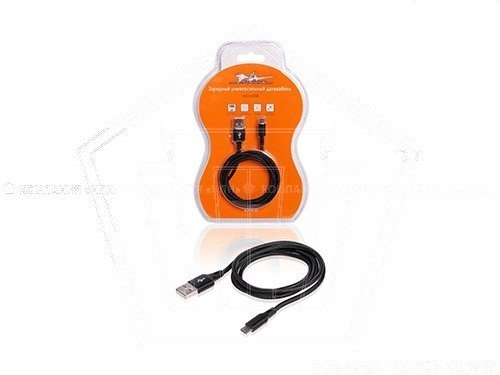 Кабель для зарядки AIRLINE micro USB, неилоновая оплетка (ACH-M-23)
