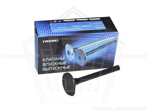 Клапан выпускной ВАЗ 2110-2112 TANAKI (дв. 2112 16 V)  к-т 8 шт (TKV-1007012-31)