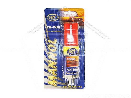 Клей Специальный MANNOL полиуретановый для пластика 2-х компонент. (30 гр.) (9918)
