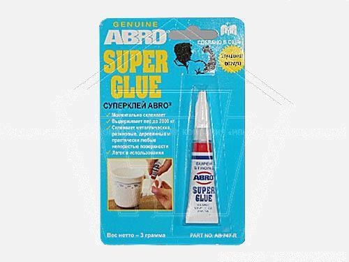Клей секундный ABRO Super Glue (3 г)