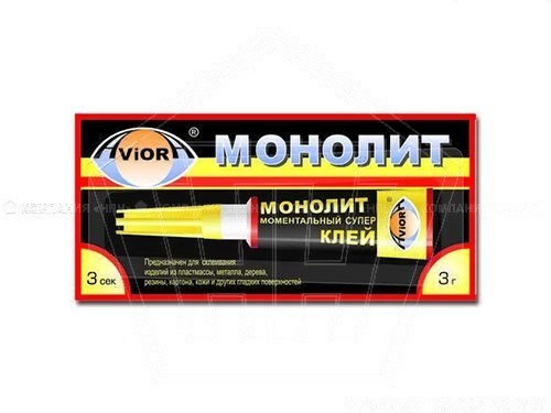 Клей секундный AVIORA МОНОЛИТ (3 г) (403-001)