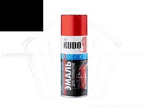 Краска-спрей KUDO для суппортов черная (520мл) (KU-5214)
