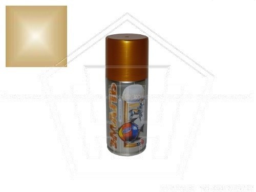 Краска-спрей KUDO универсальная металлик золото (210мл) Silver Finish (KU-1028.1)