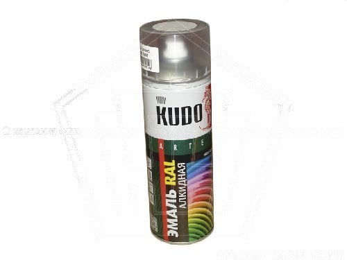 Краска-спрей KUDO универсальная RAL 9003 белый сигнальный (520 мл) (KU-09003)