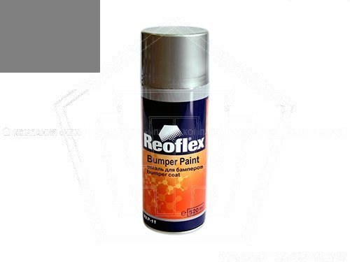 Краска-спрей Reoflex для бампера Bumper Paint Spray (520мл) аэрозоль, серая (RX P-11G/520)