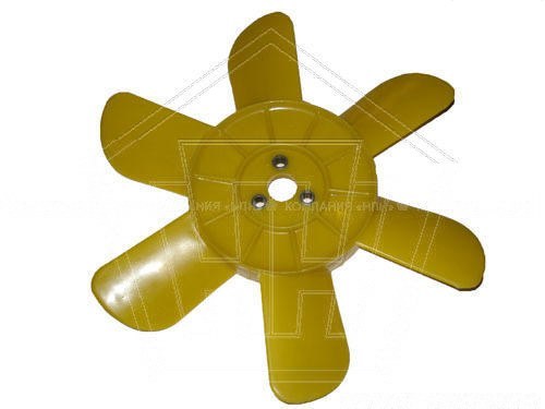 Крыльчатка вентилятора ВАЗ 2121 (6-х лопастн.) полиамид желтая (2121-1308008)