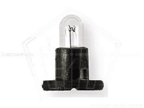 Лампа 12 V   1.2 W ВОСХОD (приборная панель) с патроном T-1/4NW черный (82714)
