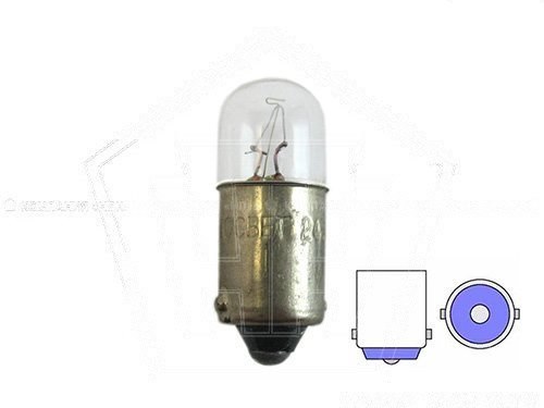 Лампа 24 V   2 W АВТОСВЕТ (панель приборов) BA7s (32402)