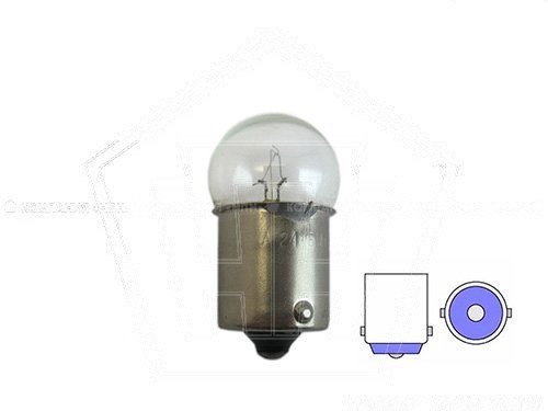 Лампа 24 V  5 W АВТОСВЕТ (одноконтактная) BA15s (32405)