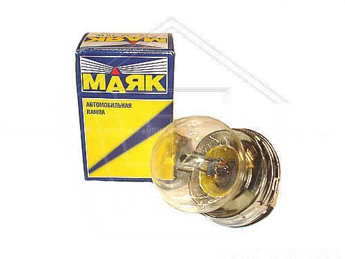 Лампа фарная 12V 45/40 W R2 ВАЗ МАЯК P45t-41 (61245)