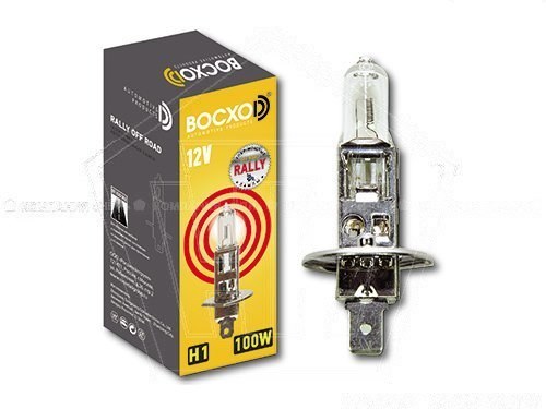 Лампа галогеновая H1 12V 100W ВОСХОD Rally-Off Road P14.5s (80111)