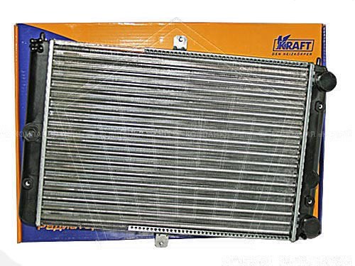Радиатор охлаждения ВАЗ 2108-99 алюм. 2-ряд. (универсал) KRAFT (2108-1301012)