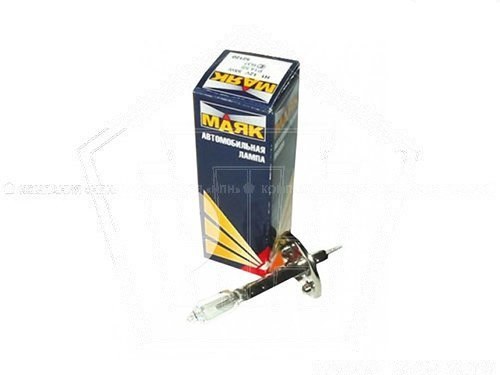 Лампа галогеновая H1 12V  55W МАЯК  SUPER LIGHT+30% (52120 SL)