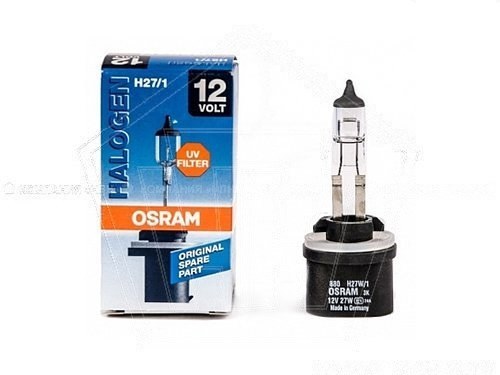 Лампа галогеновая H27 12V  27W OSRAM PG13 HALOGEN ORIGINAL (880)