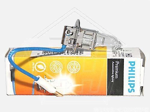 Лампа галогеновая H3 12V  55W PHILIPS Vision +30% РК22s ORIGINAL (12336 PR)