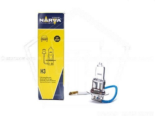 Лампа галогеновая H3 24V  70W NARVA  PК22s (48700*)