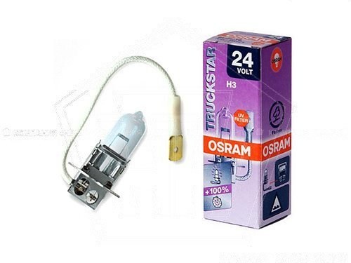 Лампа галогеновая H3 24V 70W OSRAM Standard PК22s (64156*)